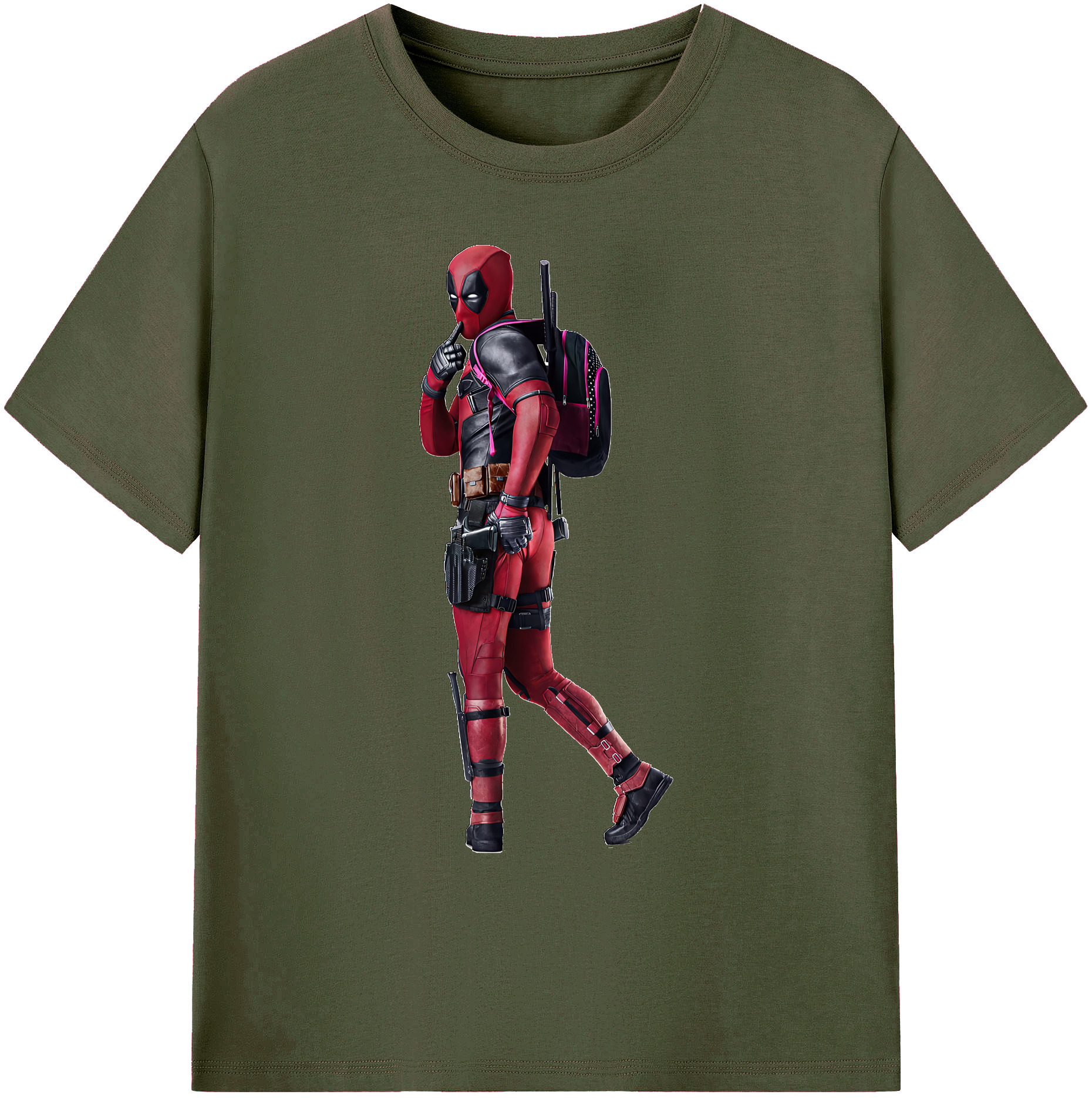 （画像用） Deadpool デッドプール 綿100％ メンズ半袖Tシャツ｜肌触りやわらか＆通気性